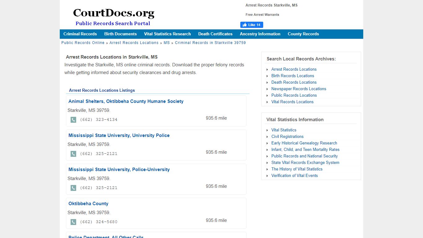 Arrest Records Starkville, MS - Free Arrest Warrants